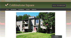 Desktop Screenshot of cobblestonesquareapt.com